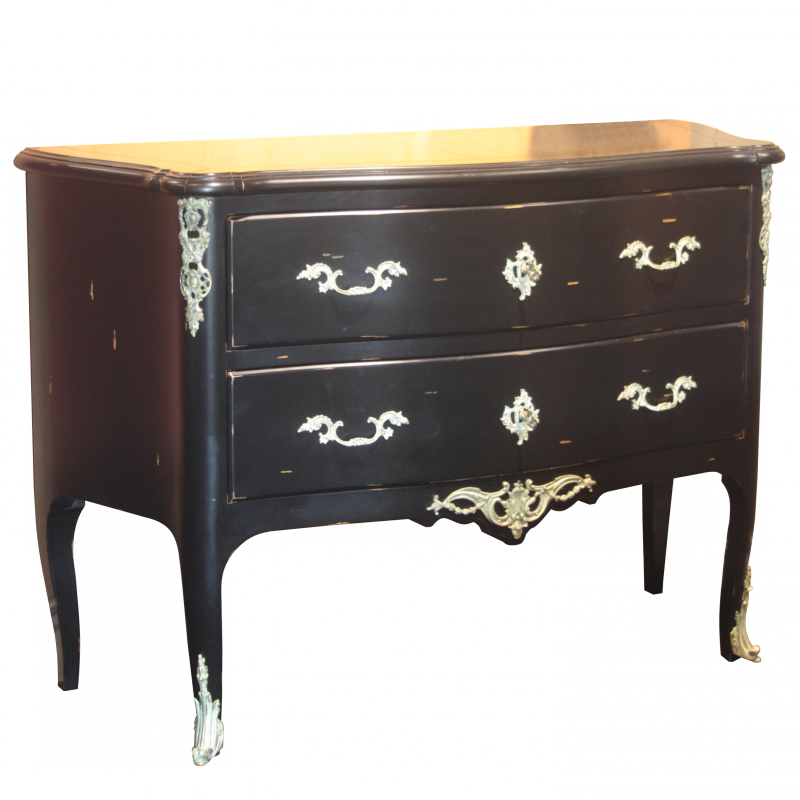 Chest of drawers Vézille Lacquée Louis XV style