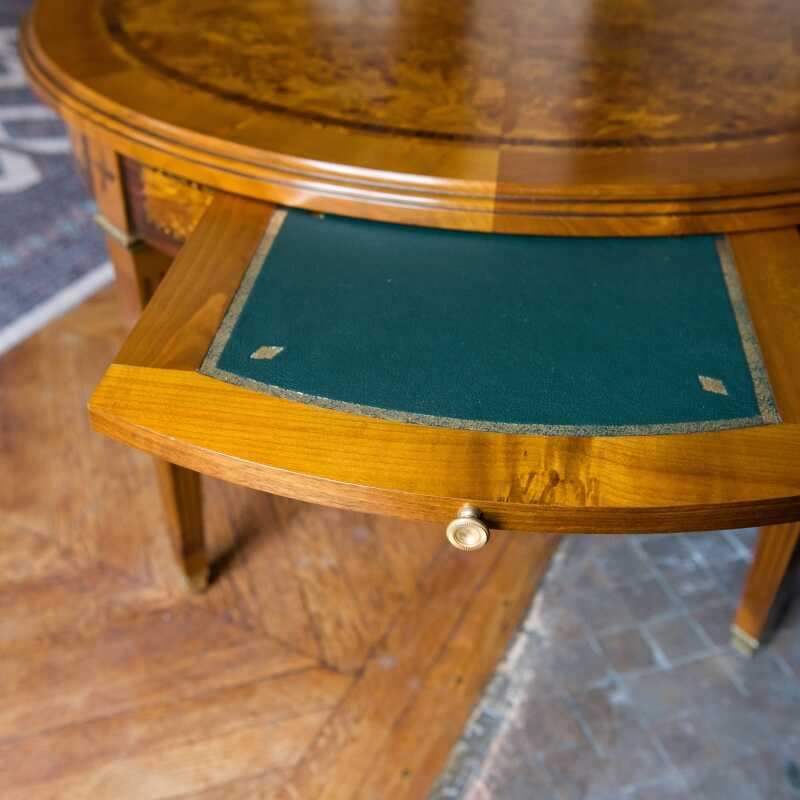 Lounge Table D100 Hache Grisard Louis XVI style