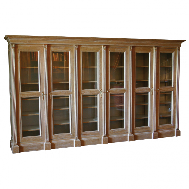 Bookcase monolithique Diderot Louis XVI style