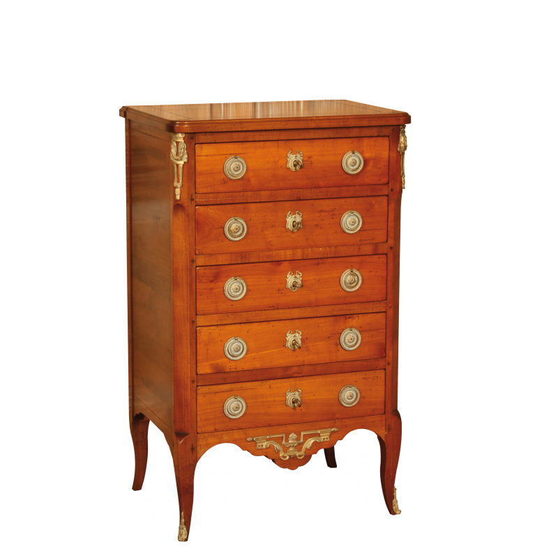 Chest of 5 drawers Maurepas Transition style 
