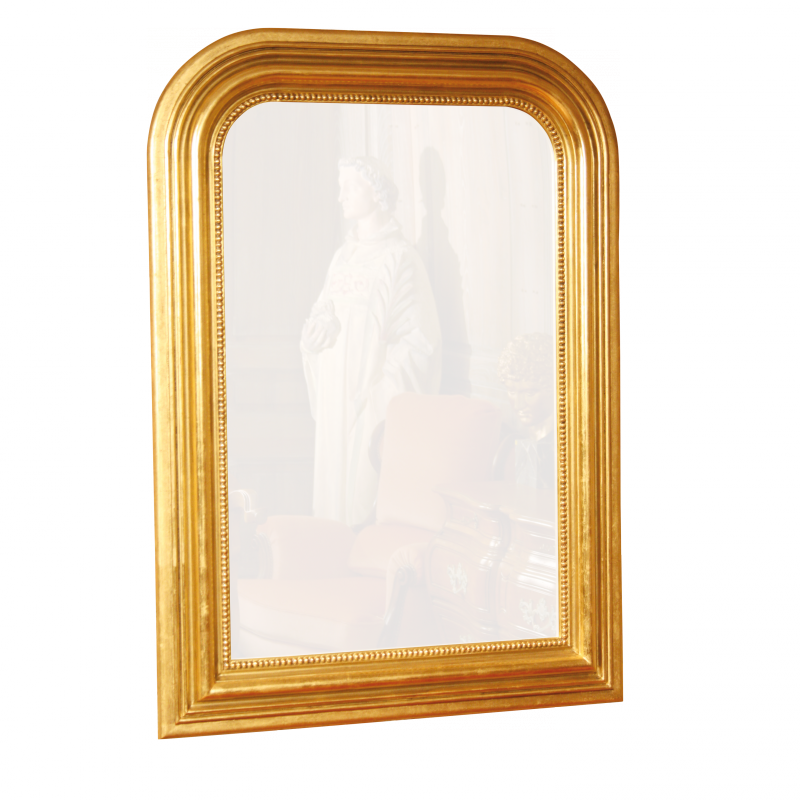 Mirror Homère perlée Louis Philippe style 