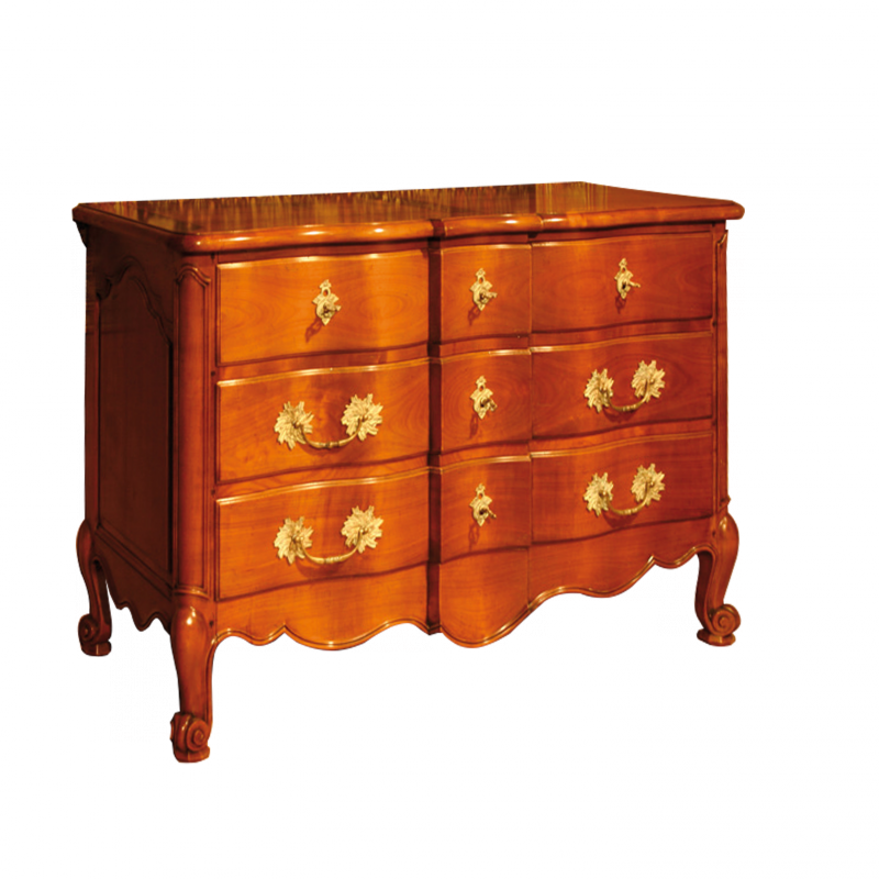 Chest of drawers Nantaise Louis XV style