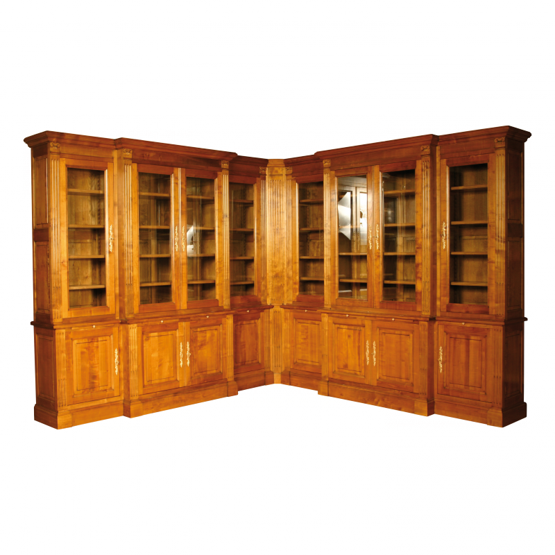 Picture product Allot Bibliothèque style Louis XVI " Rousseau en L " 0259-L