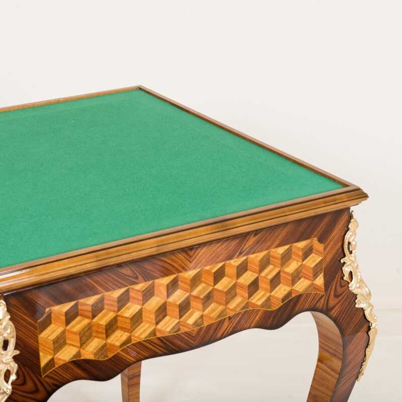 Game table Nicolas Boudin Louis XV style