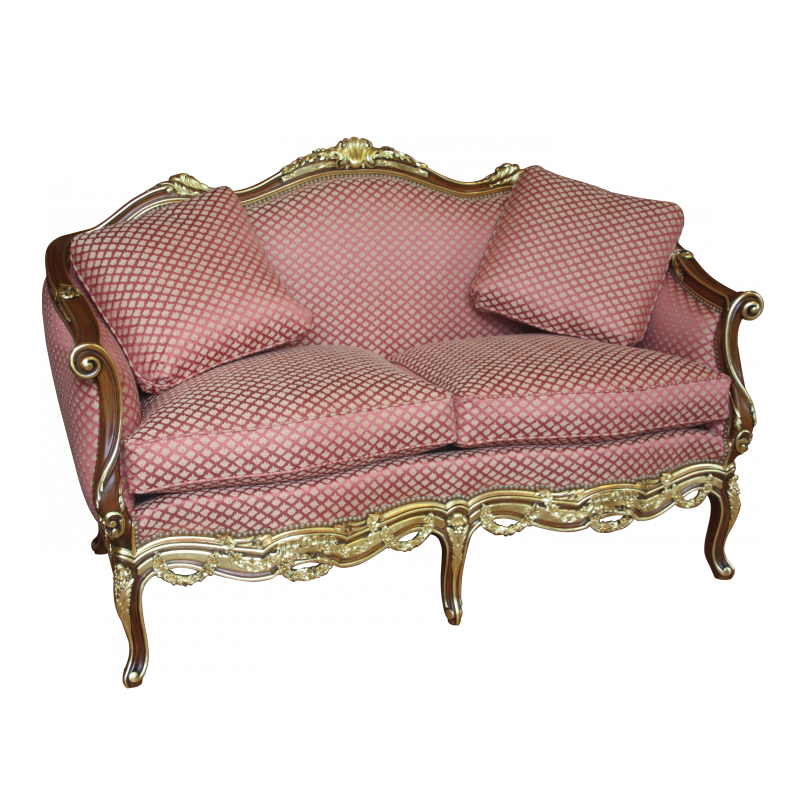 Sofa Copenhague of Louis XV Style