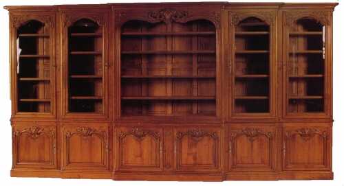 Bookcase Saumur 6p Régence style