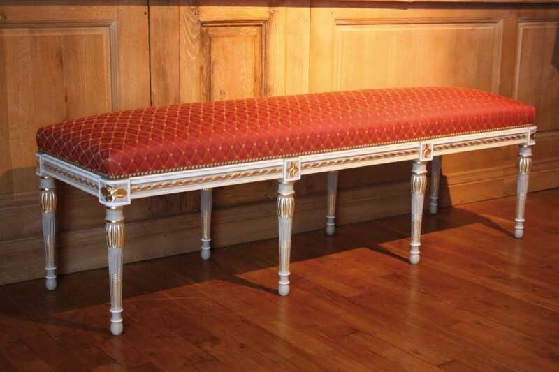 Banquette Jacob Desmalter style Louis XVI