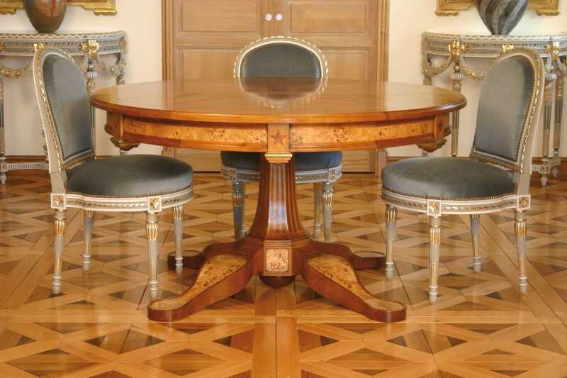 Table Hache à patins Louis XVI style 