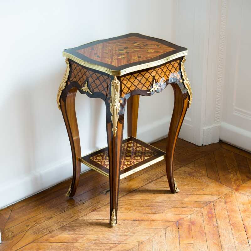 Pedestal table Lacroix Louis XV style 
