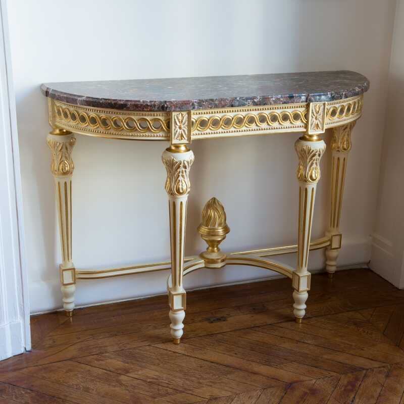 Console table Claire-Voie Louis XVI style