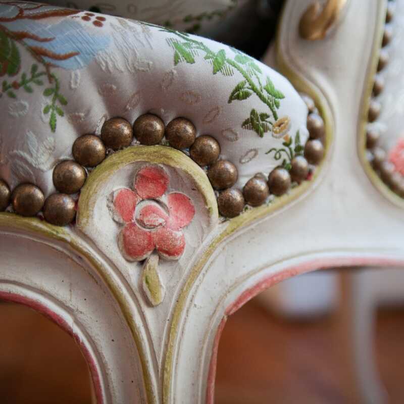 Easychair Ancelet Louis XV style 