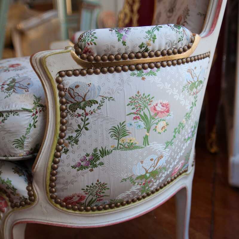 Easychair Ancelet Louis XV style 