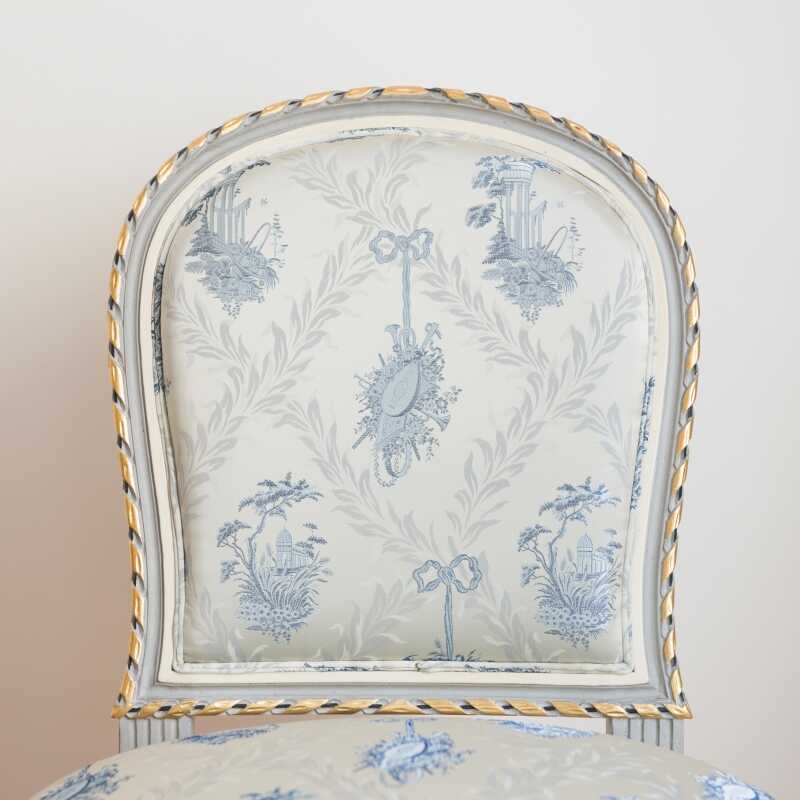 Chair Georges Jacob Desmalter Louis XVI style