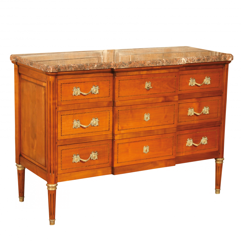 Chest of drawers Delorme marbre Directoire style