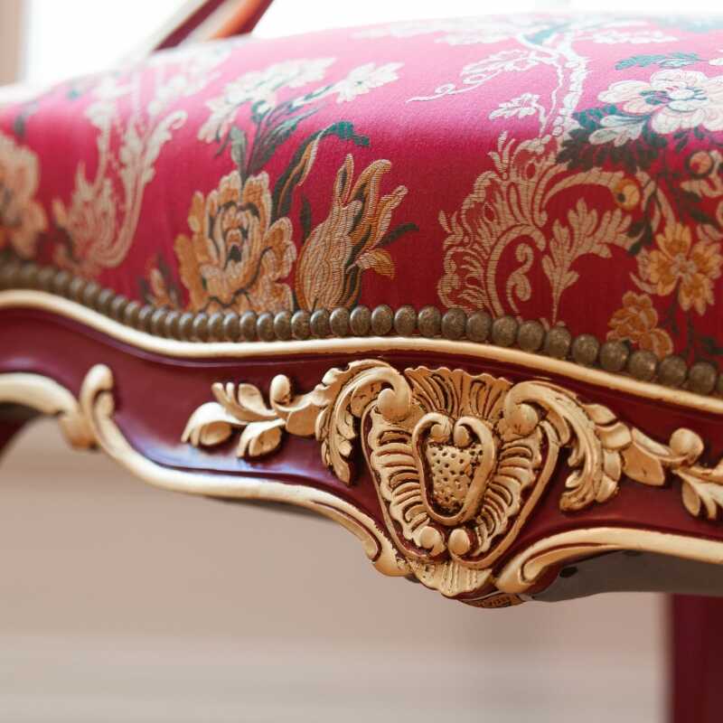 Armchair Tilliard à coeur Louis XV style