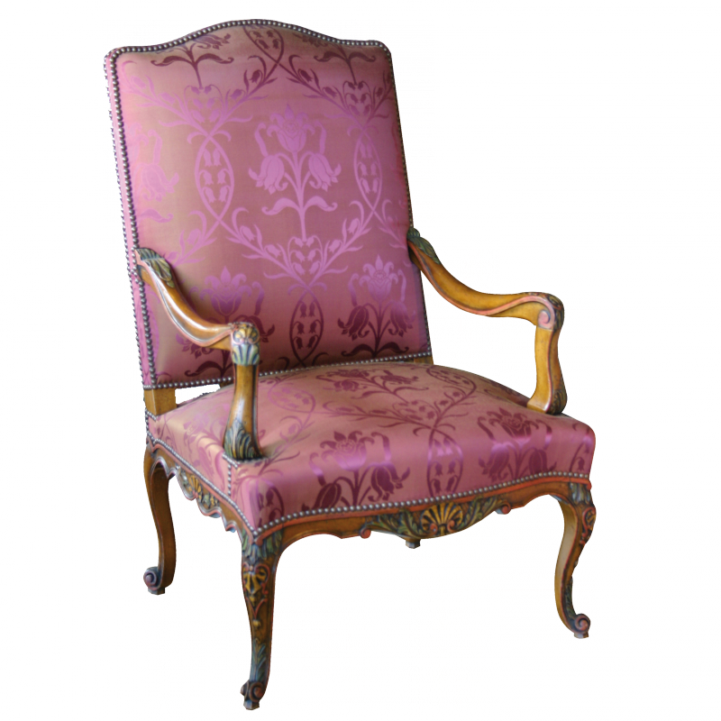 Armchair Josselin Louis XIV style