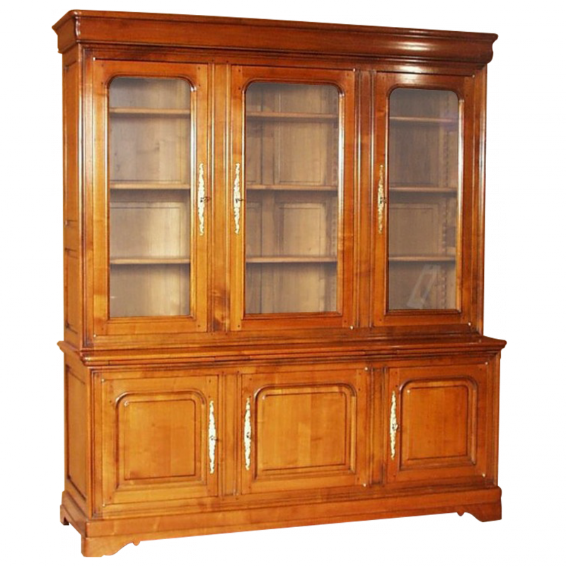 Bookcase Ménec Louis-Philippe style