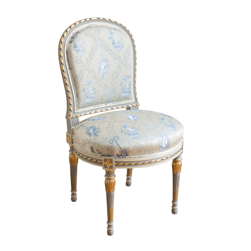 Chair Georges Jacob Desmalter Louis XVI style