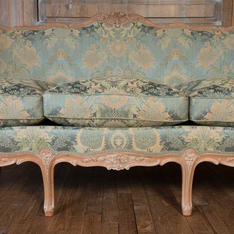 Sofa Delanois-Fradier Louis XV style