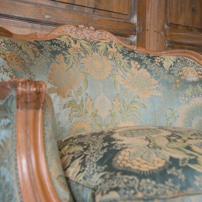 Easychair Delanois Fradier Louis XV style