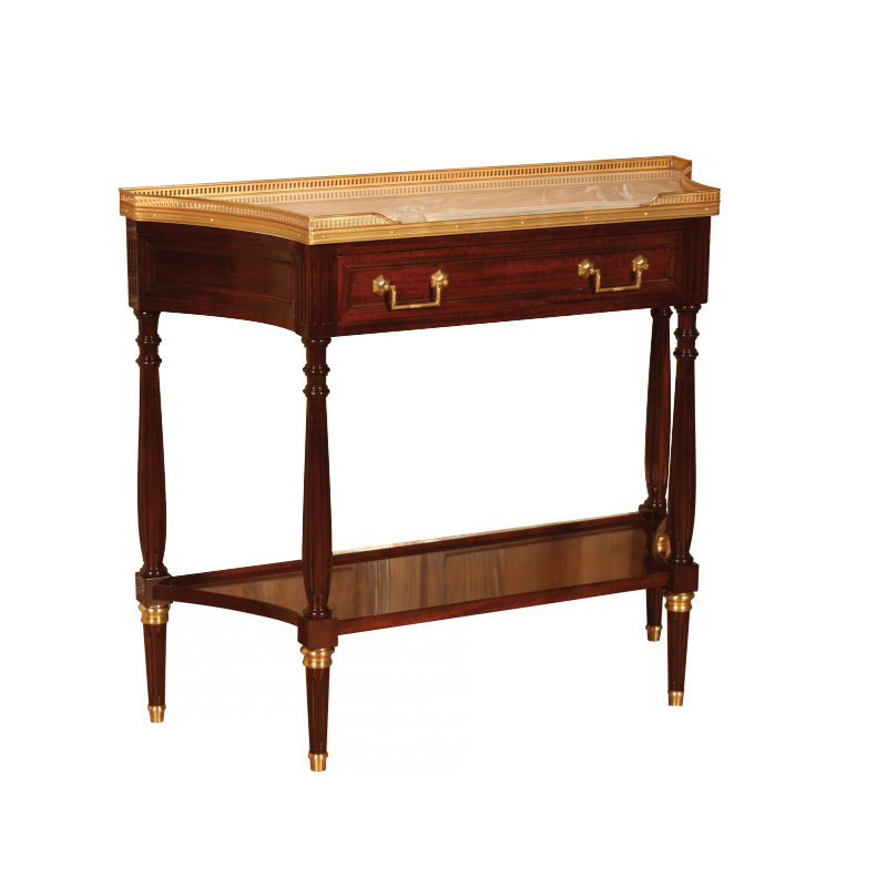 Console table Incurvée Louis XVI style 