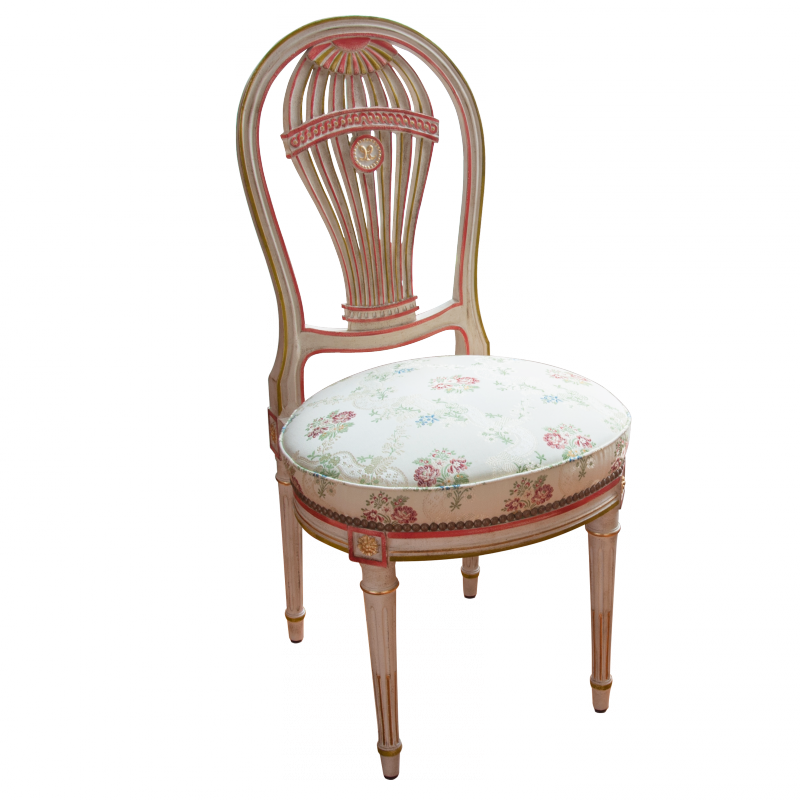 Chair Montgolfière Louis XVI style