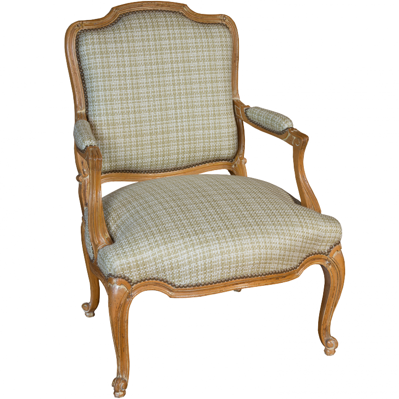 Easychair Avisse Louis XV style