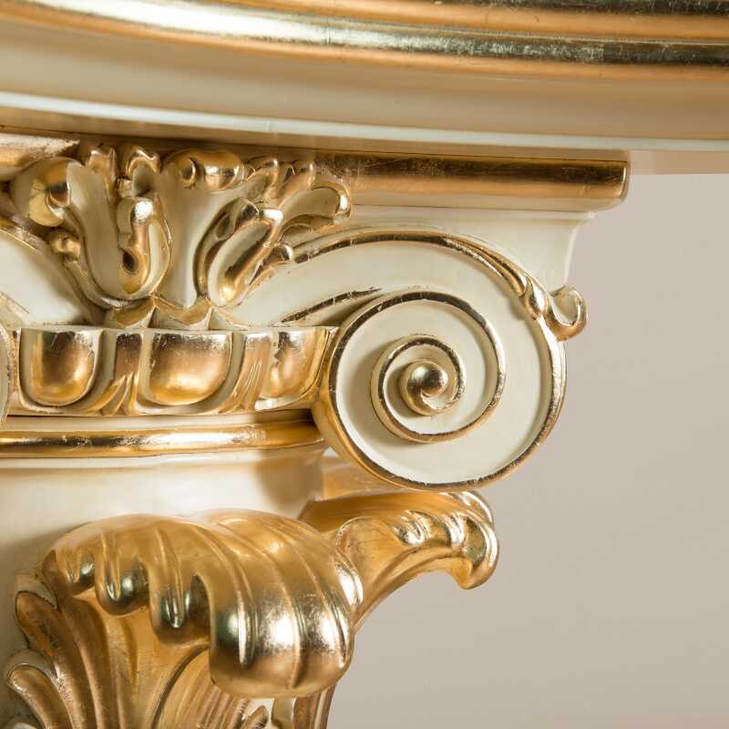 Dining table Colonne Denise Louis XV style 