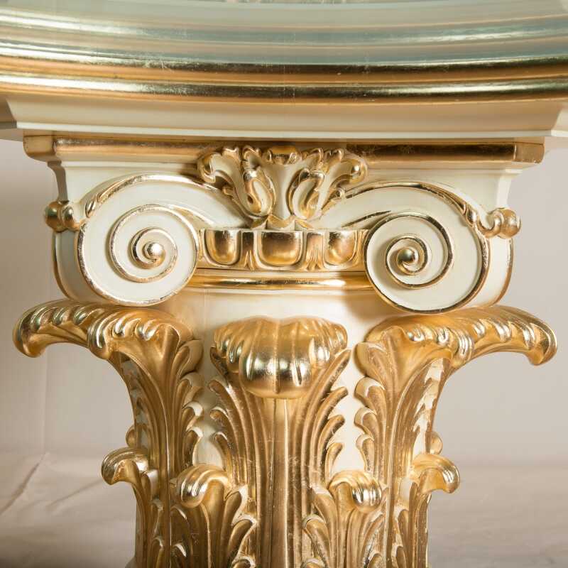 Dining table Colonne Denise Louis XV style 