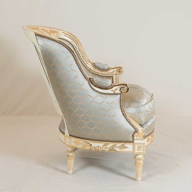 Easychair Nicolas Foliot Louis XVI style