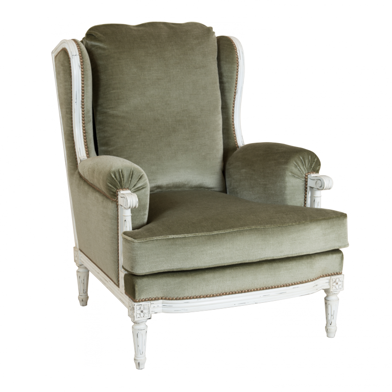 Easychair Ducoste Louis XVI style