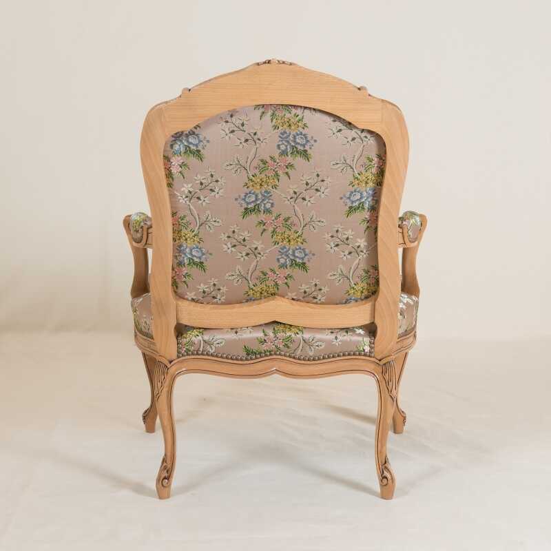 Armchair Tilliard à coeur Louis XV style