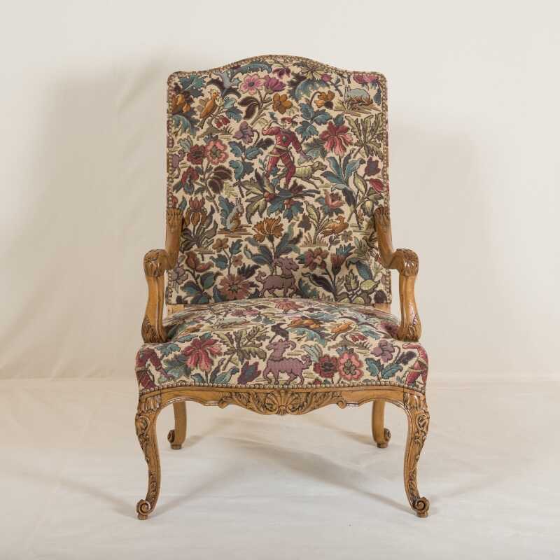 Armchair Josselin Louis XIV style