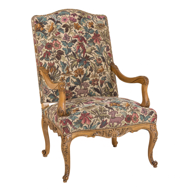 Armchair Josselin Louis XIV style