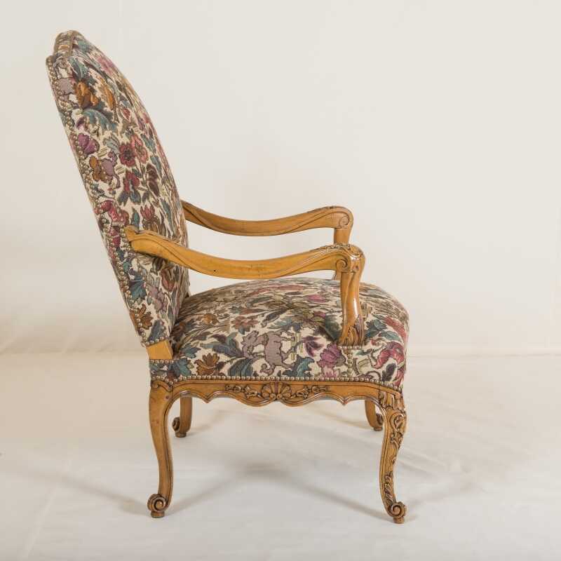 Armchair Josselin Louis XIV style