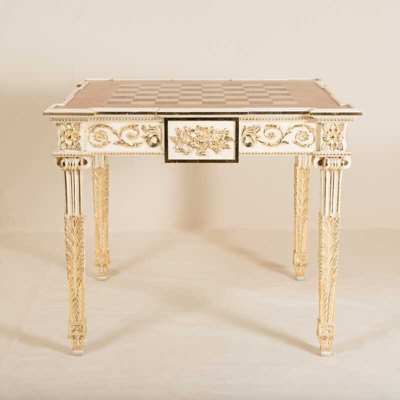 Game table Molitor of Louis XVI style