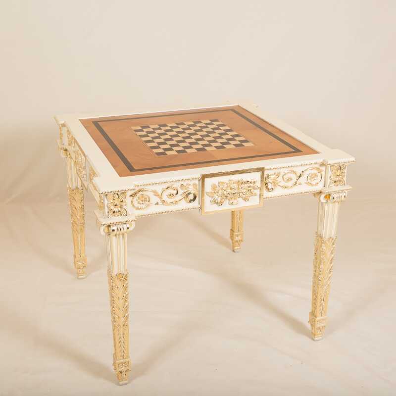 Game table Molitor of Louis XVI style