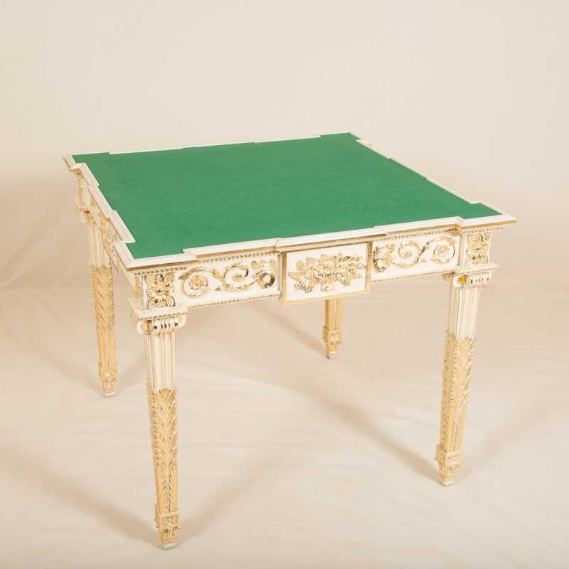 Game table Molitor of Louis XVI style