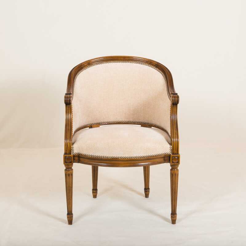 Desk chair Couturier Louis XVI style