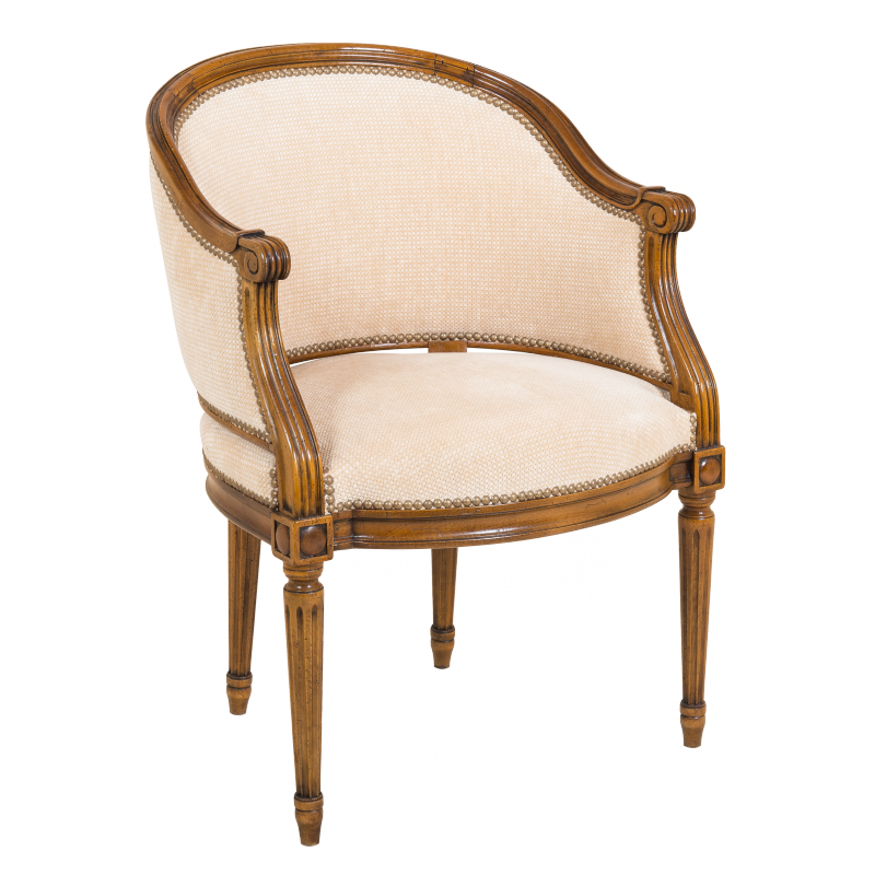 Desk chair Couturier Louis XVI style