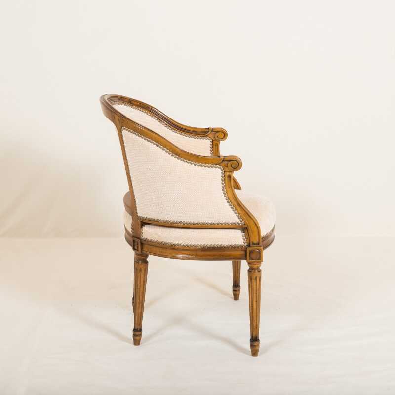 Desk chair Couturier Louis XVI style