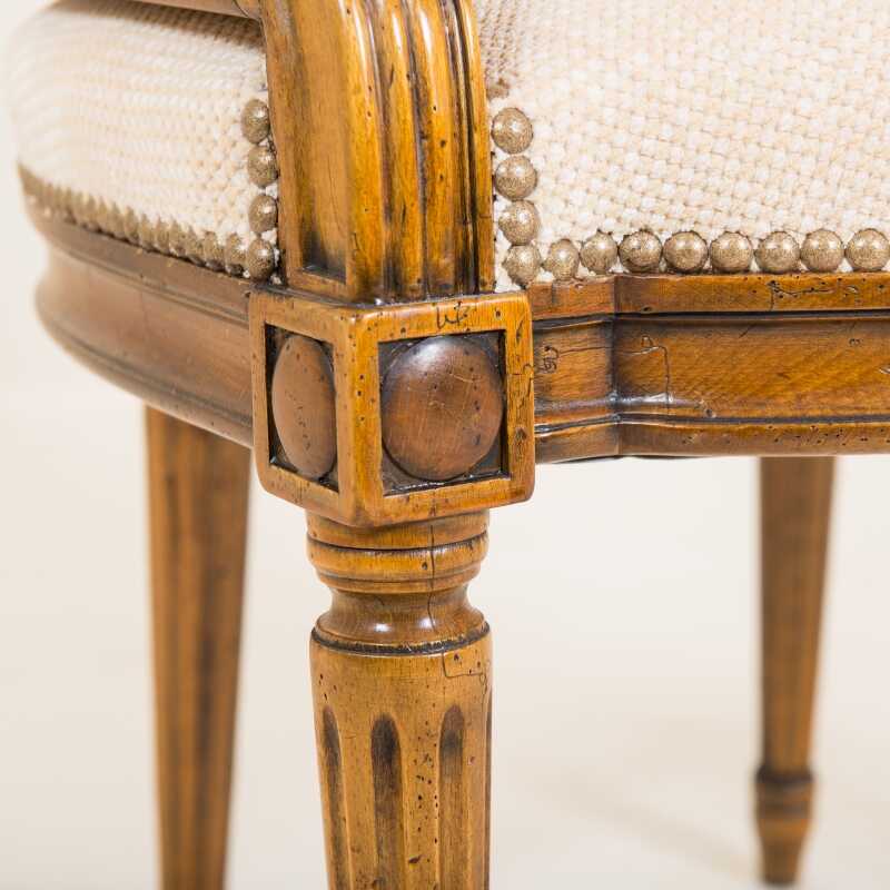 Desk chair Couturier Louis XVI style