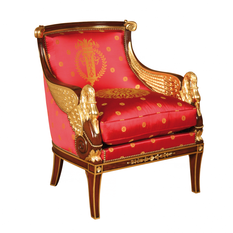 Easy chair Percier Fontaine BL Empire style