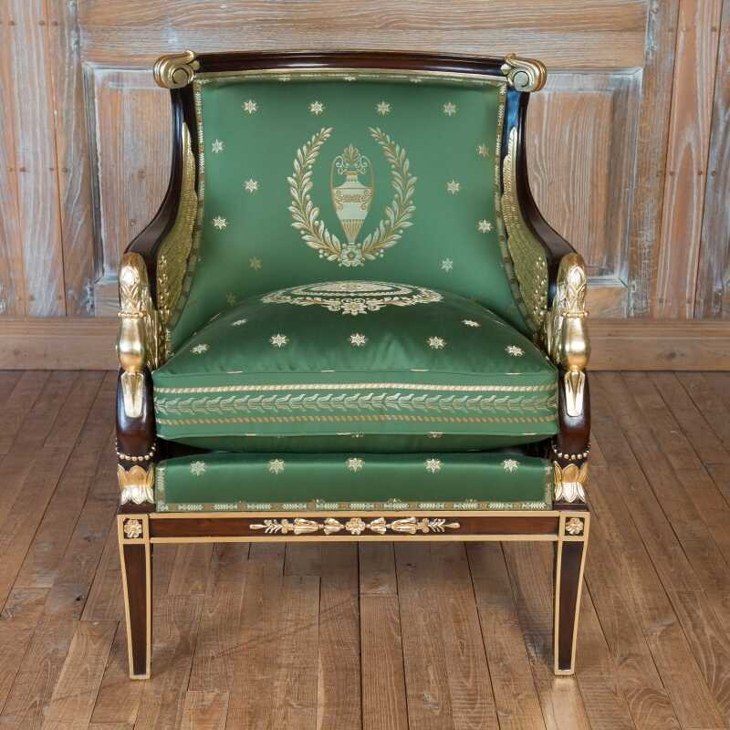 Easy chair Percier Fontaine BL Empire style