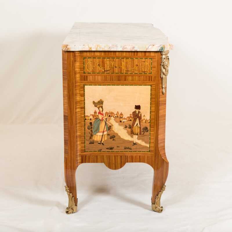 Chest of drawers Schliting Louis XVI style
