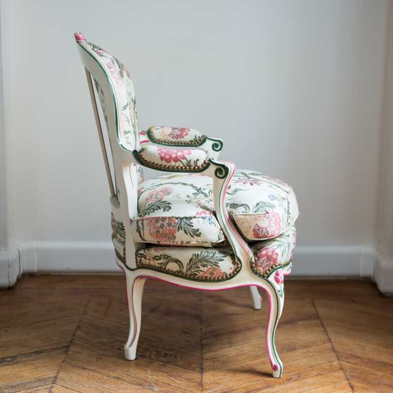 Armchair Heurtault Louis XV style 