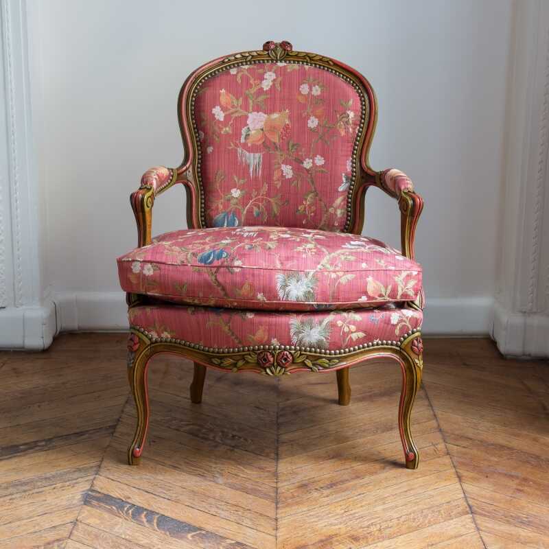 Armchair Heurtault Louis XV style 