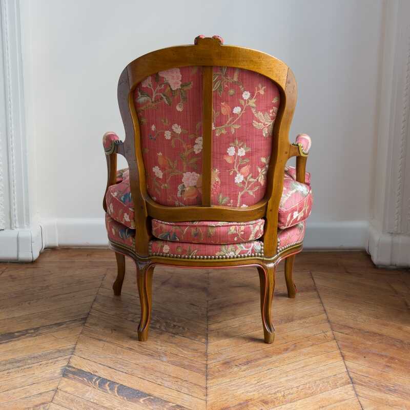 Armchair Heurtault Louis XV style 