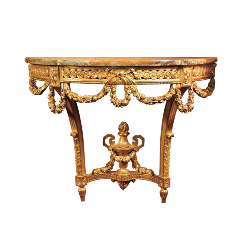 Console table Clodion Louis XVI style