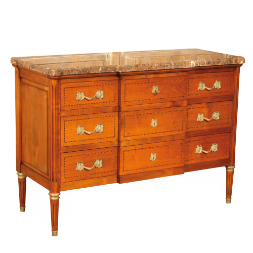 Chest of drawers Delorme marbre Directoire style